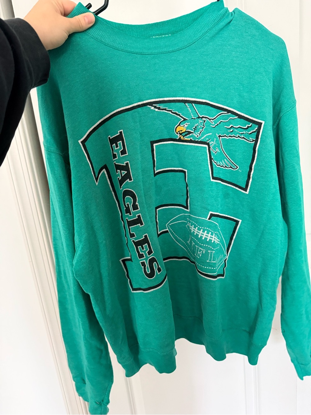 Vintage Eagles Green Graphic Sweatshirt